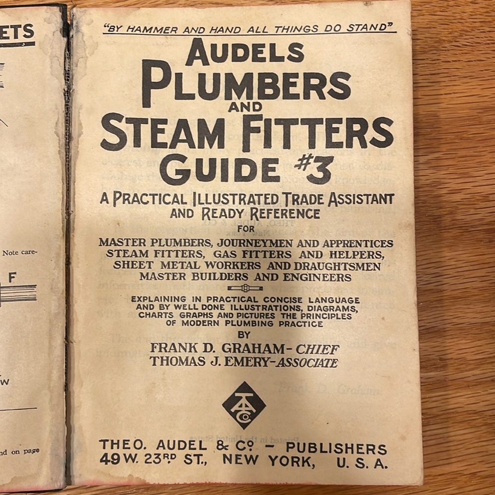 Audels Plumbers and Steam Fitters Guide 3